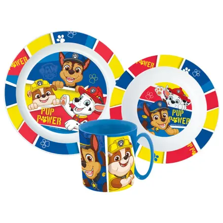 PAW Patrol Pup Power set posode, Micro Plastic set s skodelico fotografija izdelka