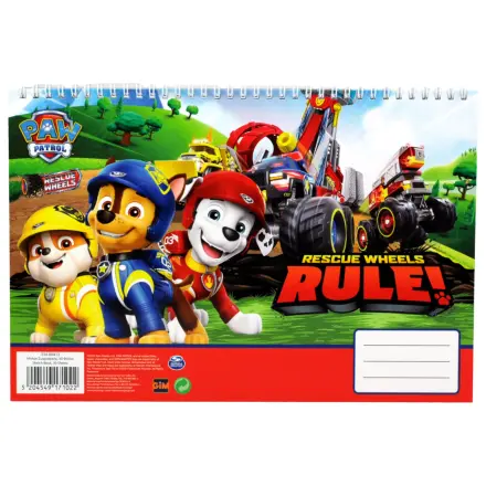 PAW Patrol Rescue Wheels A4 spiralni skicirni blok, 30 listov fotografija izdelka