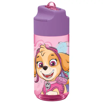 PAW Patrol Sketch Hydro plastična steklenička za vodo s slamico 430 ml fotografija izdelka