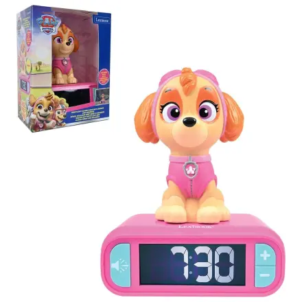 Paw Patrol Skye 3D nočna lučka digitalna budilka fotografija izdelka