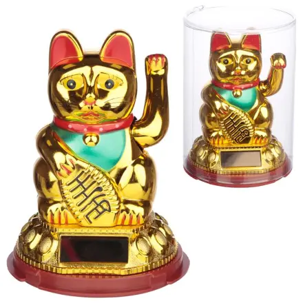 MANEKI-NEKO Good Luck Solarna Prijatelj Figurica 14 cm fotografija izdelka