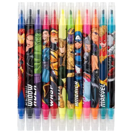 Marvel Avengers 12 erasable markerjev pakiranje fotografija izdelka