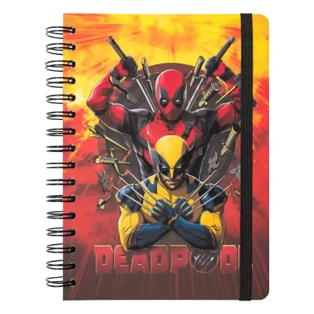 Marvel Deadpool & Wolverine A5 zvezek termékfotója