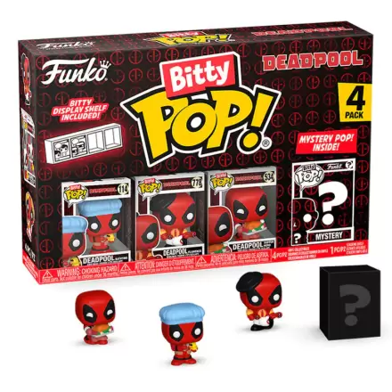 Deadpool Bitty Funko POP! Vinil Figura Set 4 kos Kopalni čas 2,5 cm termékfotója