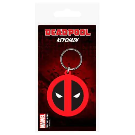 Marvel Comics Gumijasti Keychain Deadpool Symbol 6 cm termékfotója