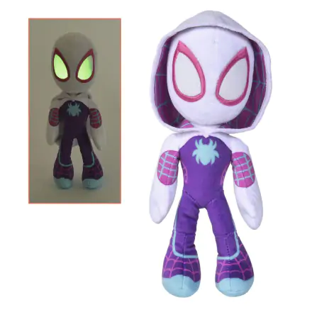 Marvel Plišasta Figura Svetleče v temi Oči Ghost Spider 25 cm termékfotója