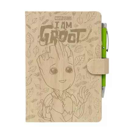 Marvel I Am Groot A5 premium zvezek + kemični svinčnik s projektorjem fotografija izdelka