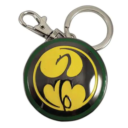 Marvel Iron Fist Logo kovinski obesek za ključe fotografija izdelka