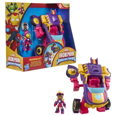 Marvel Iron Man And His Awesome Friends Iron Heart figura in vozilo fotografija izdelka