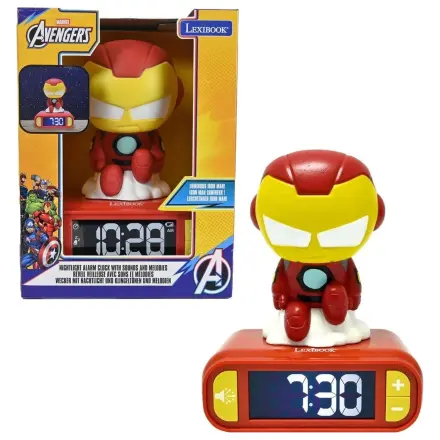 Marvel Iron Man budilka z nočno lučko fotografija izdelka