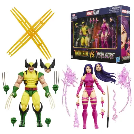 Marvel Legends Series Wolverine Vs Psylocke pakiranje 2 figur 15cm fotografija izdelka