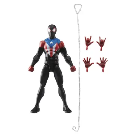 Marvel Legends Spider-Man 2 Miles Morales Boricua Suit figura 15 cm termékfotója