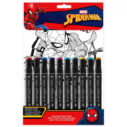 Marvel Spiderman pobarvanka set termékfotója