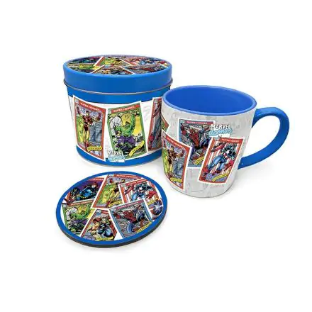 Marvel Mug s podstavkom Retro Collectors Cards termékfotója