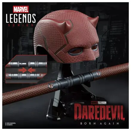 MARVEL Čelada in palica za igranje vlog vrhunska replika Daredevil Legend Series fotografija izdelka