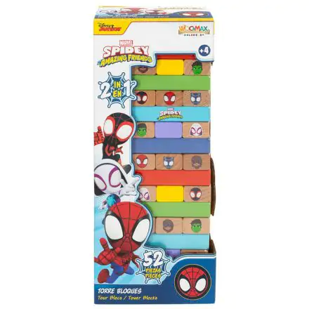 Marvel Spidey stolp iz blokov + leseni set za domine fotografija izdelka