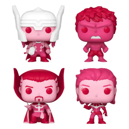 Marvel Valentines Pocket POP! Vinilna figura - paket 4 figuric 4 cm termékfotója