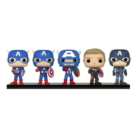 Marvel: Year of the Shield Funko POP! vinilna figura 5-paket Captain America: Through the Ages 9 cm fotografija izdelka