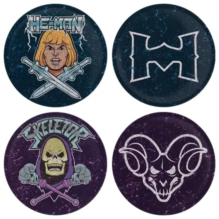 Masters of the Universe podstavki za kozarce 4-pakiranje, potiskani kovinski fotografija izdelka