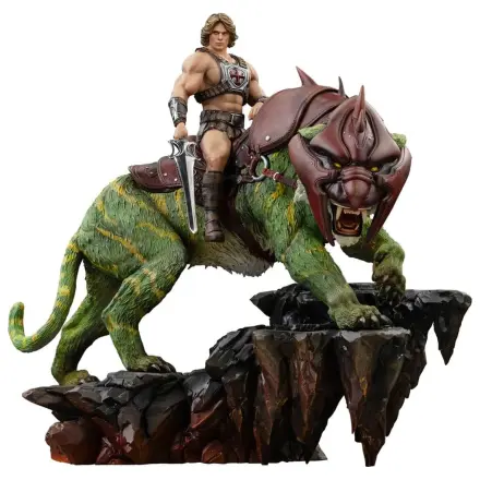 Masters of the Universe Art Scale kip 1/10 He-Man in Battle Cat 33 cm fotografija izdelka
