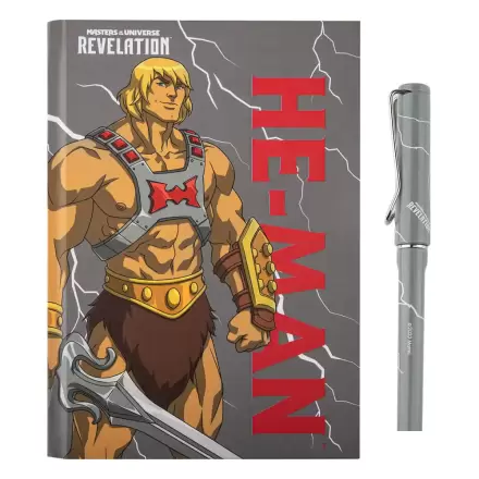 Masters of the Universe - Revelation: He-Man Thunder Deluxe Set z zvezkom (zvezek + pisalo) termékfotója