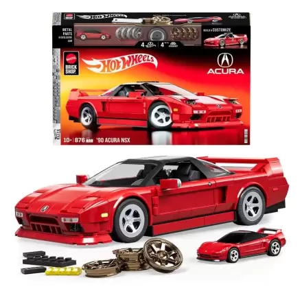 Mattel Brick Shop Hot Wheels Elite Series Komplet za sestavljanje 1/16 '90 Acura NSX fotografija izdelka