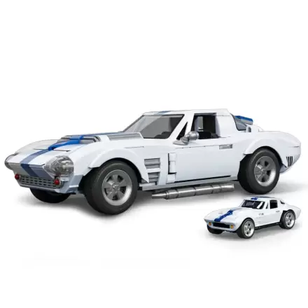 Mattel Brick Shop Hot Wheels Elite Series gradbeni set 1/16 Corvette Grand Sport fotografija izdelka