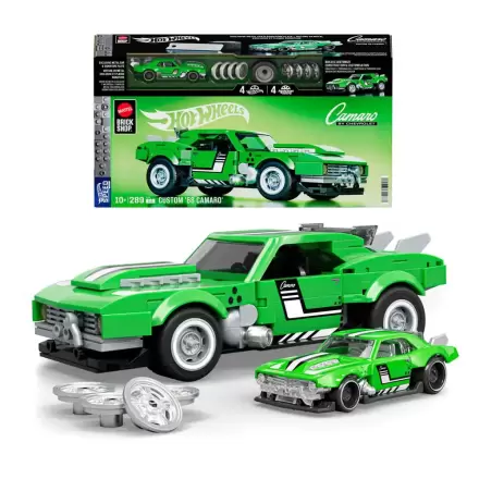 Mattel Brick Shop Hot Wheels Speed Series gradbeni komplet 1/32 Custom '68 Camaro fotografija izdelka