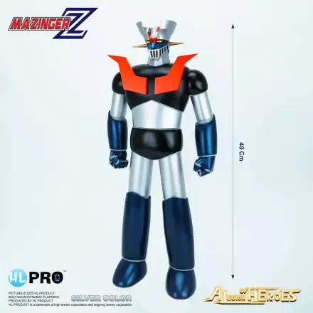 Mazinger Z Legion of Heroes Vinyl Figurica Mazinger Z Silver Color 40 cm fotografija izdelka