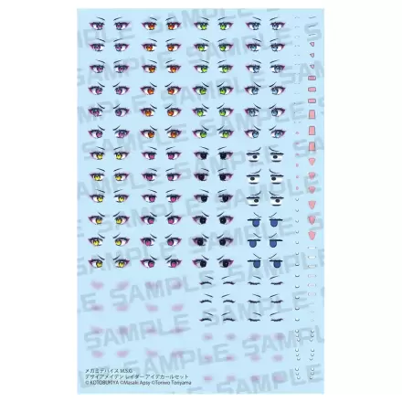 Megami Device M.S.G. Komplet za plastični model 1/1 Desire Maiden Raider Eye Set nalepk fotografija izdelka