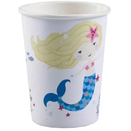 Mermaid Papirni kozarčki 8 kos 250 ml fotografija izdelka