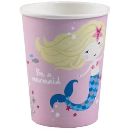 Mermaid Papirnati lončki 8 kosov 250 ml fotografija izdelka
