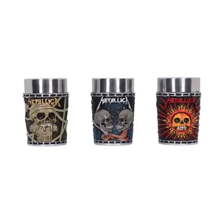 Metallica Kozarčki za šot Pushead Art 3-Pack fotografija izdelka