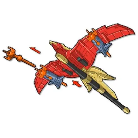 Mighty Morphin Power Rangers Thunderzord Firebird akcijska figura fotografija izdelka