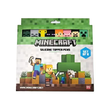Minecraft Set 8 Flomastri Tanke Konice fotografija izdelka