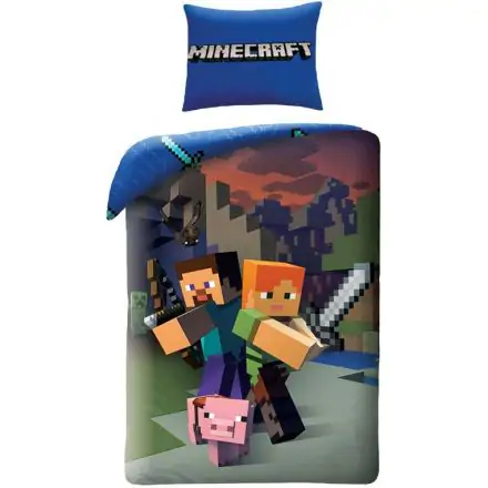 Minecraft komplet prevleke za odejo 140x200cm, 70x90cm fotografija izdelka
