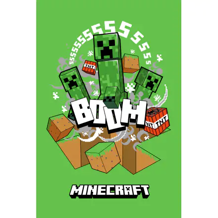 Minecraft Boom Creeper polarna odeja fotografija izdelka
