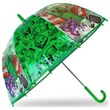 Minecraft Boom otroški transparentni dežnik fotografija izdelka