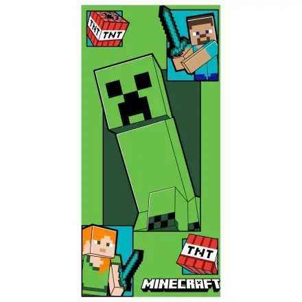 Minecraft Creeper Coming brisača 70x140cm fotografija izdelka