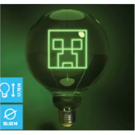 Minecraft Neon LED žarnica Creeper termékfotója