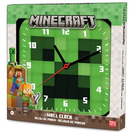 Minecraft stenska ura fotografija izdelka