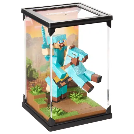 Minecraft Figura Diorama Diamond Armor Steve and Horse 18 cm fotografija izdelka