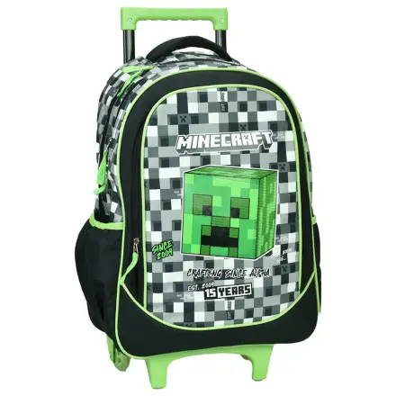 Minecraft torba na s kolesi za šolo Gray Stone, torba 46 cm fotografija izdelka