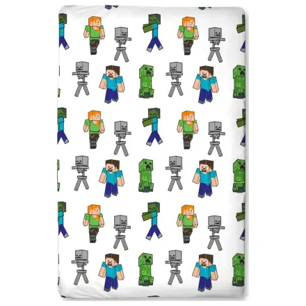 Minecraft napenjalna rjuha 90 x 200 fotografija izdelka