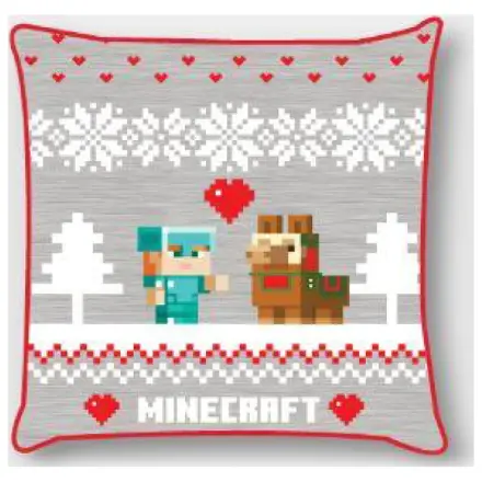 Minecraft Holiday božična Prevleka za vzglavnik fotografija izdelka
