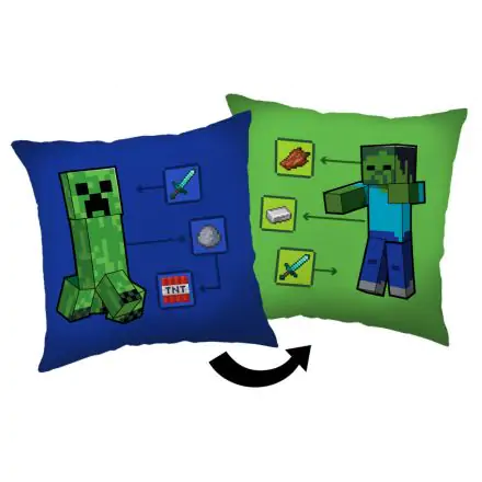 Minecraft How to Creeper blazina, okrasna blazina 40*40 cm fotografija izdelka