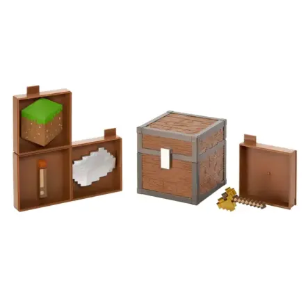 Minecraft Skrinja z zakladom Plains 10 cm fotografija izdelka