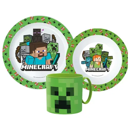 Minecraft Pixelcraft Set posode, Micro plastični set z vrčkom fotografija izdelka