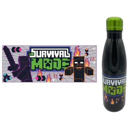 Minecraft Survival Mode steklenica iz nerjavečega jekla fotografija izdelka