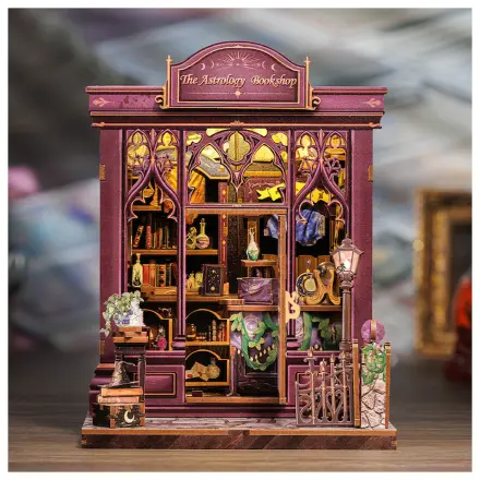 Miniaturna Hiša DIY Astrology Bookshop 155 kosov + komplet za sestavljanje z LED lučko fotografija izdelka